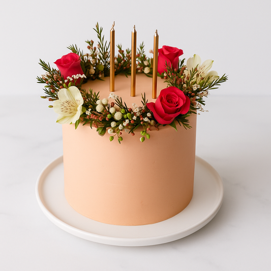 Floral Wreath Cake