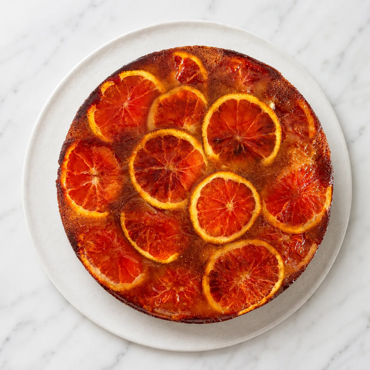 Upside Down Orange Cake