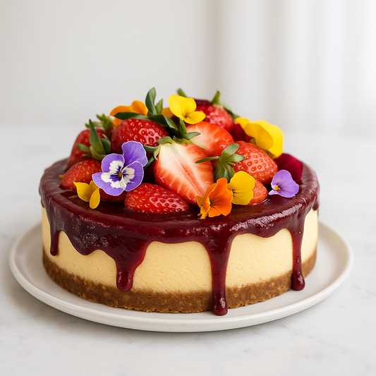 Seasonal Berry Cheesecakes