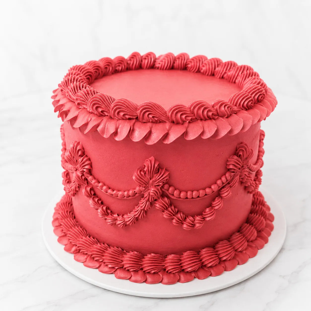 Colour Block Vintage Cake