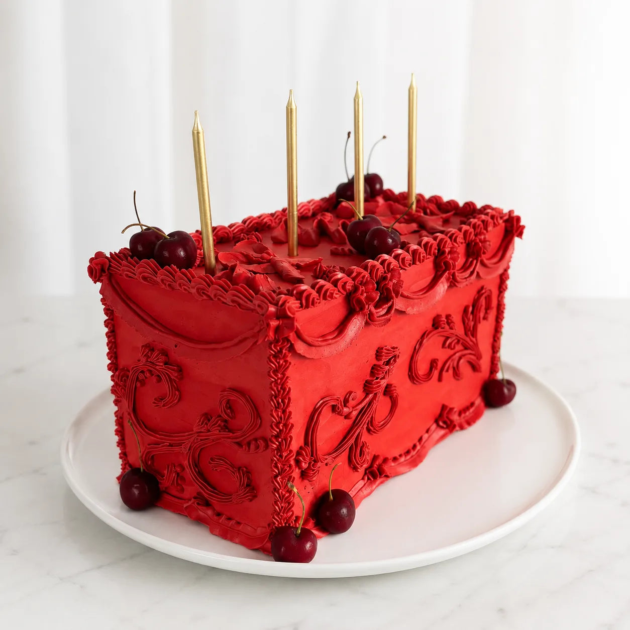 Vintage Block Cake